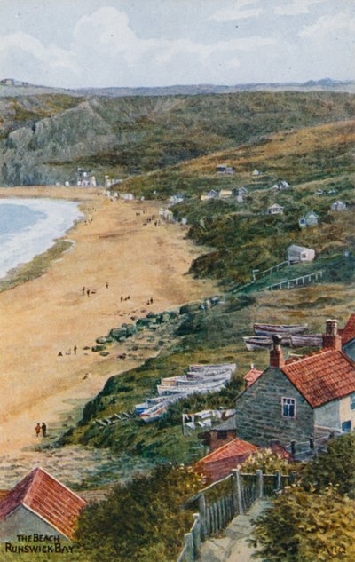 La spiaggia, Runswick Bay da Alfred Robert Quinton